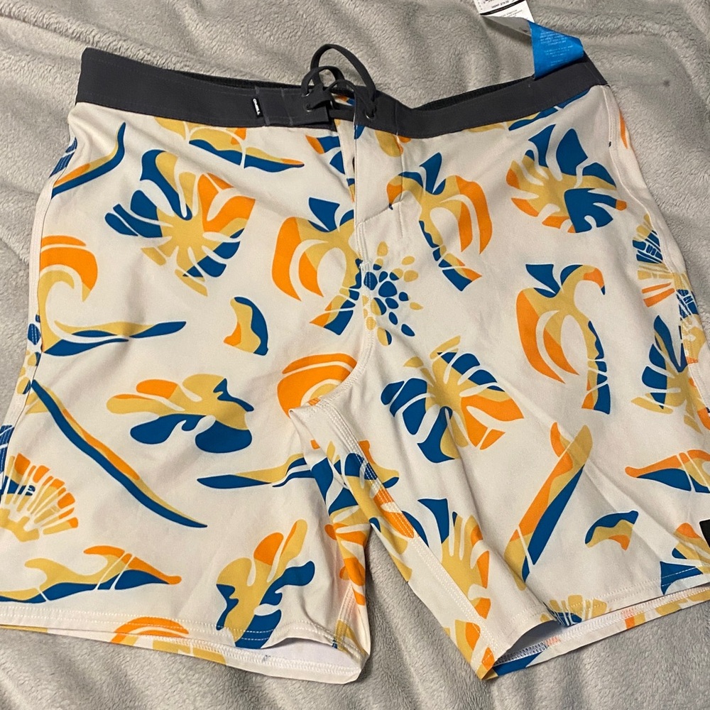 O'Neill Blue and Orange Swim Shorts